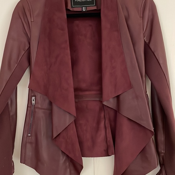 🖤 Forever New waterfall suede leather jacket - Picture 3 of 6